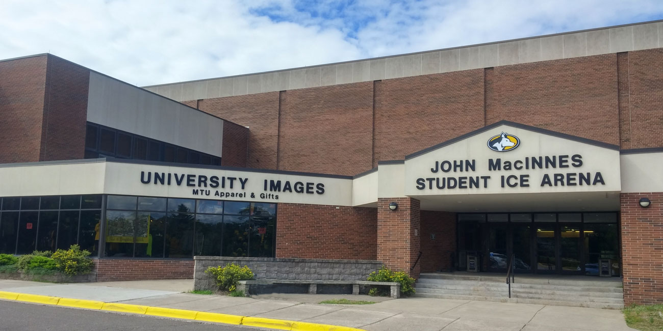 Picture of University Images store front at John MacInnes Student Ice Arena